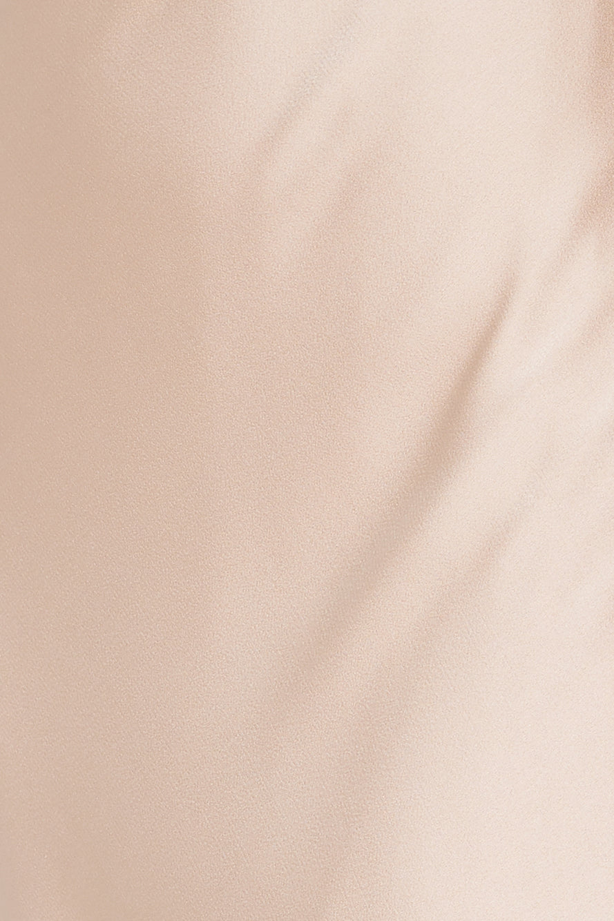 Lover Of Love Satin Maxi Dress Champagne