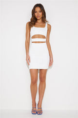 Fit Quick Mini Dress White