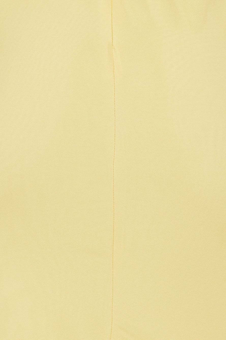 Hourglass Love Mesh Maxi Dress Yellow
