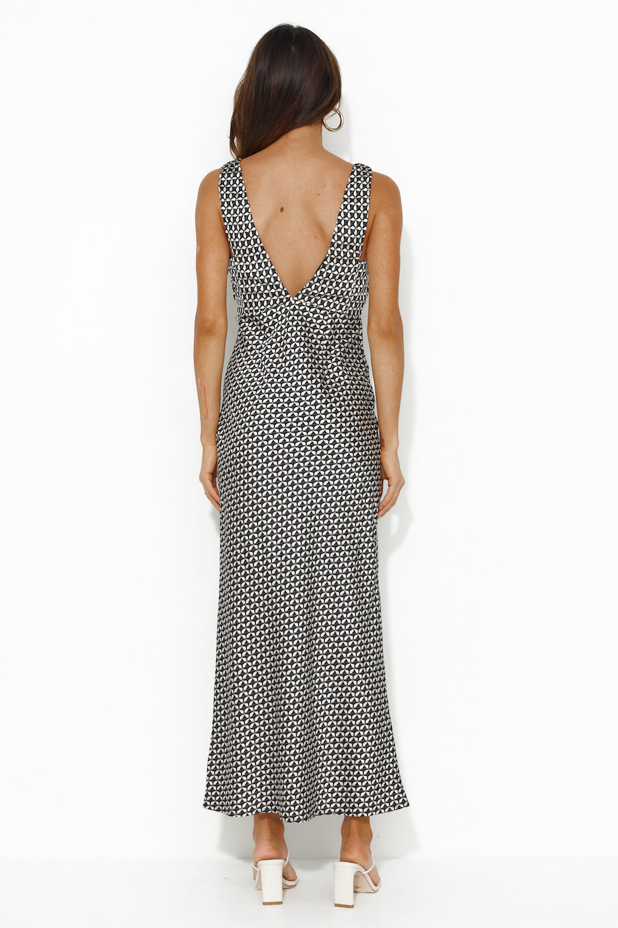 Five Star Resort Midi Dress Black