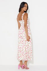 Cupcakes For You Midi Dress White