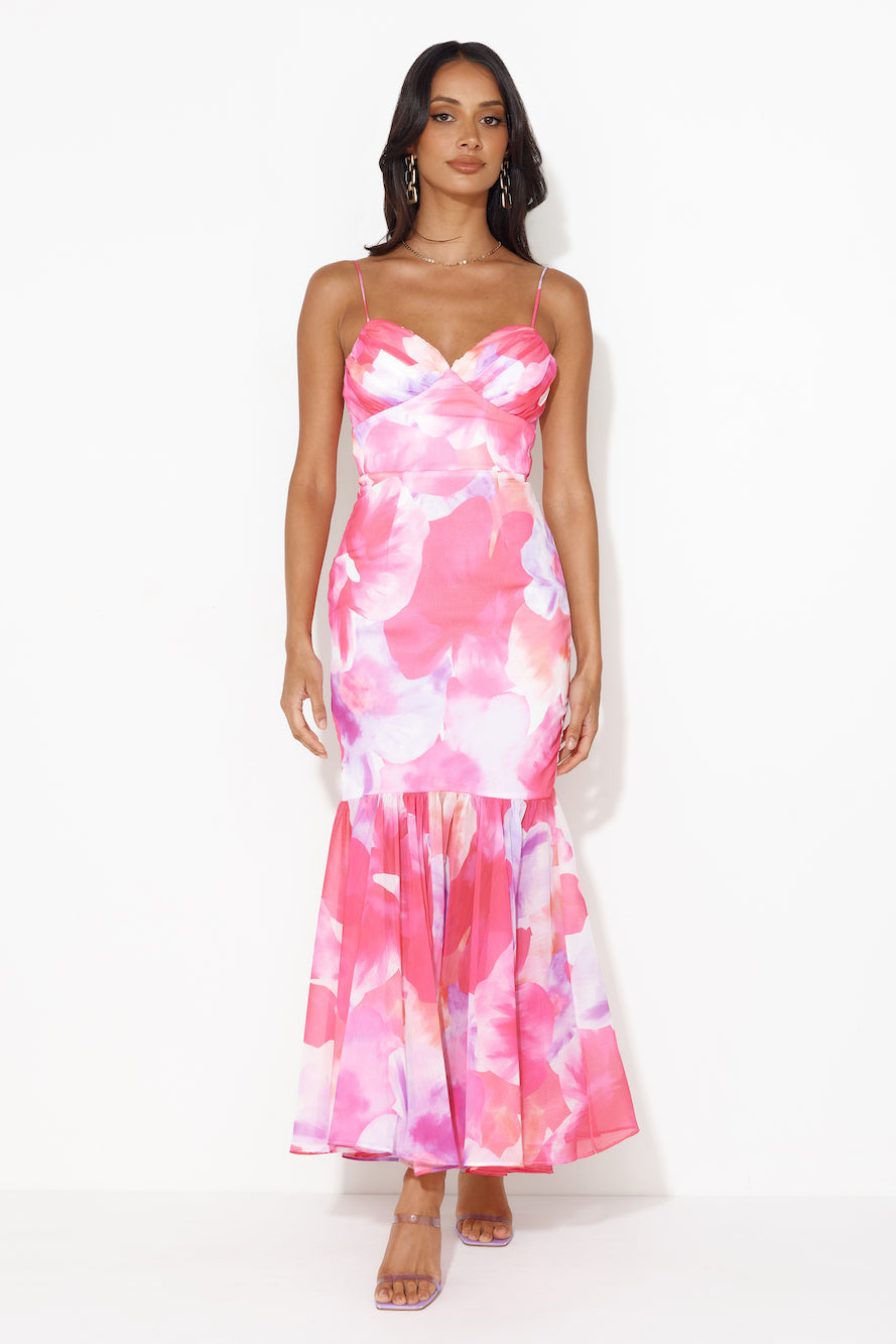 Gorgeous Event Maxi Dress Pink