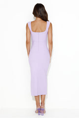 HELLO MOLLY Fashionable Chic Maxi Dress Lilac
