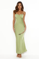 Go Lights Maxi Dress Green