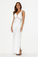 LIONESS Dakota Maxi Dress Porcelain
