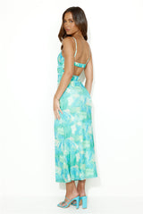 Love Your Vibe Mesh Maxi Dress Green