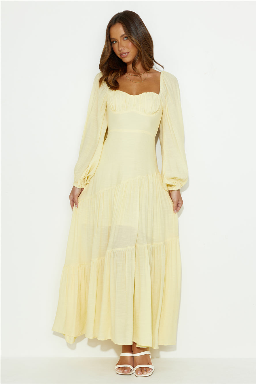 Good To Feel Maxi Dress Yellow