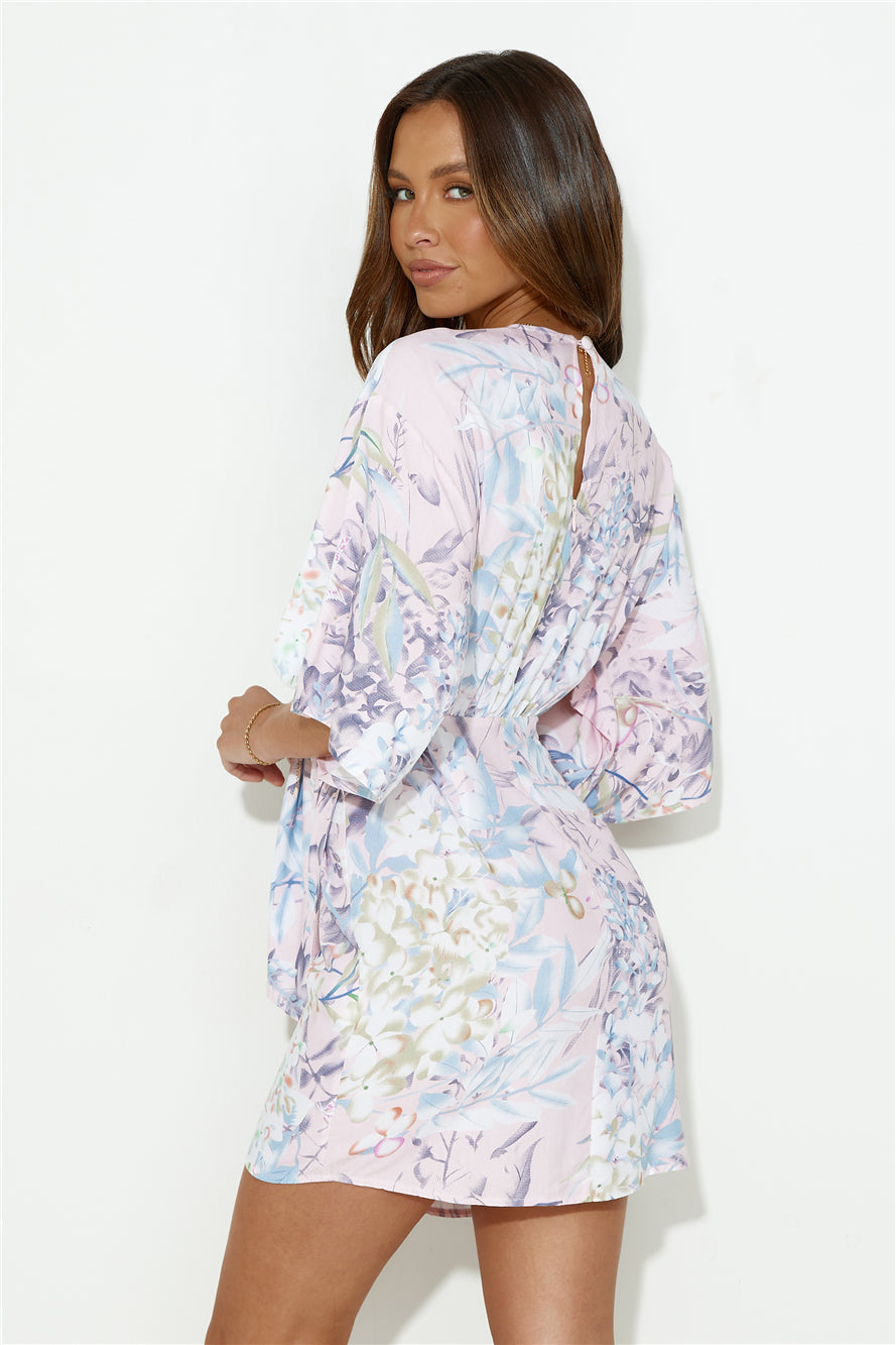 Koi Love Mini Dress Pink