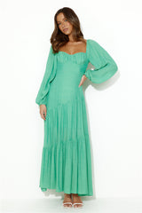 Good To Feel Maxi Dress Green