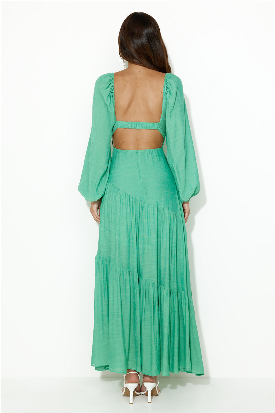 Good To Feel Maxi Dress Green