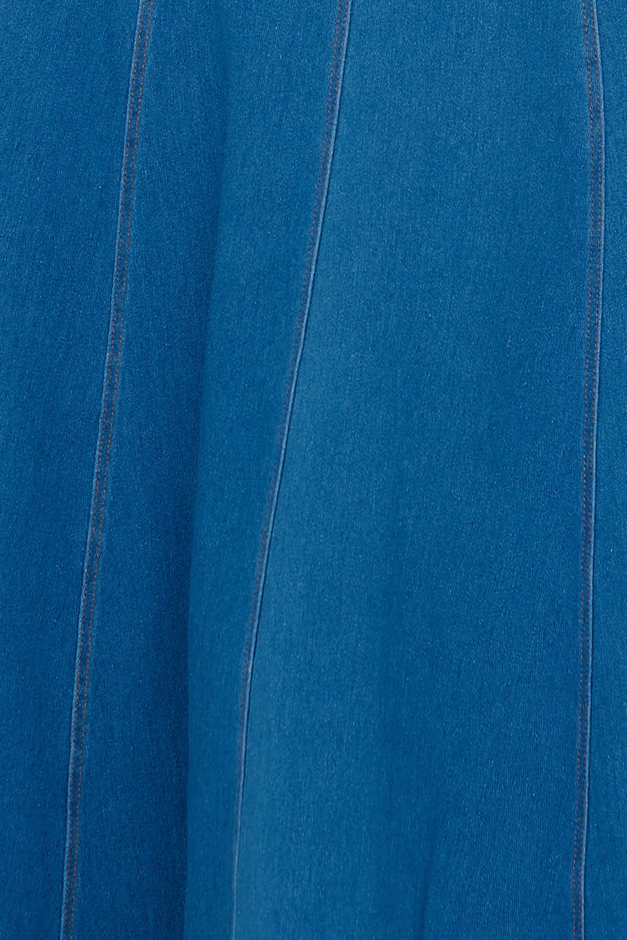One Step Ahead Midi Dress Denim