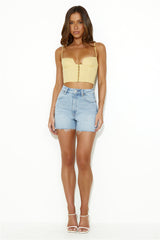 Hot Girl Dance Crop Top Yellow