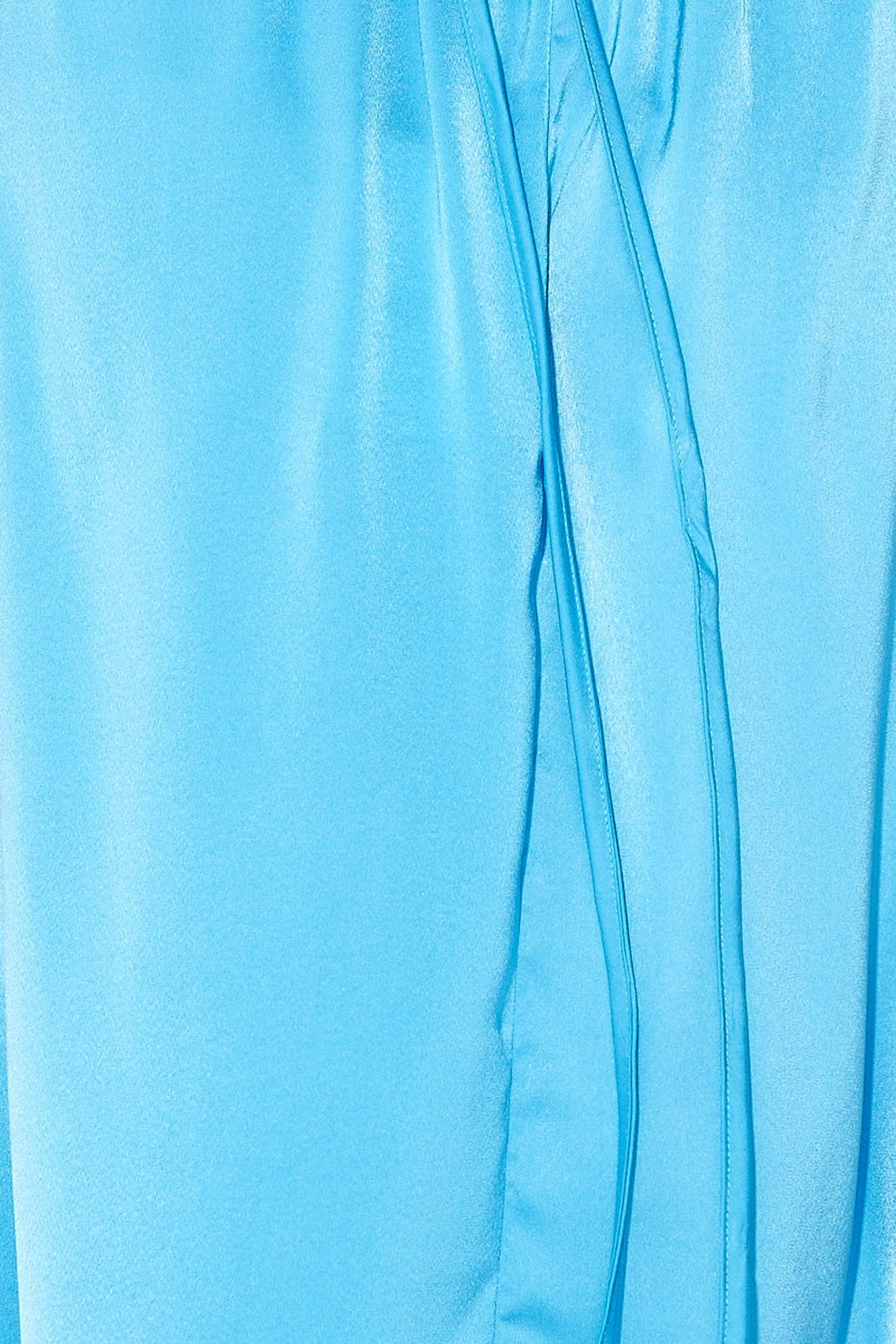 Capture Attention Satin Maxi Dress Blue