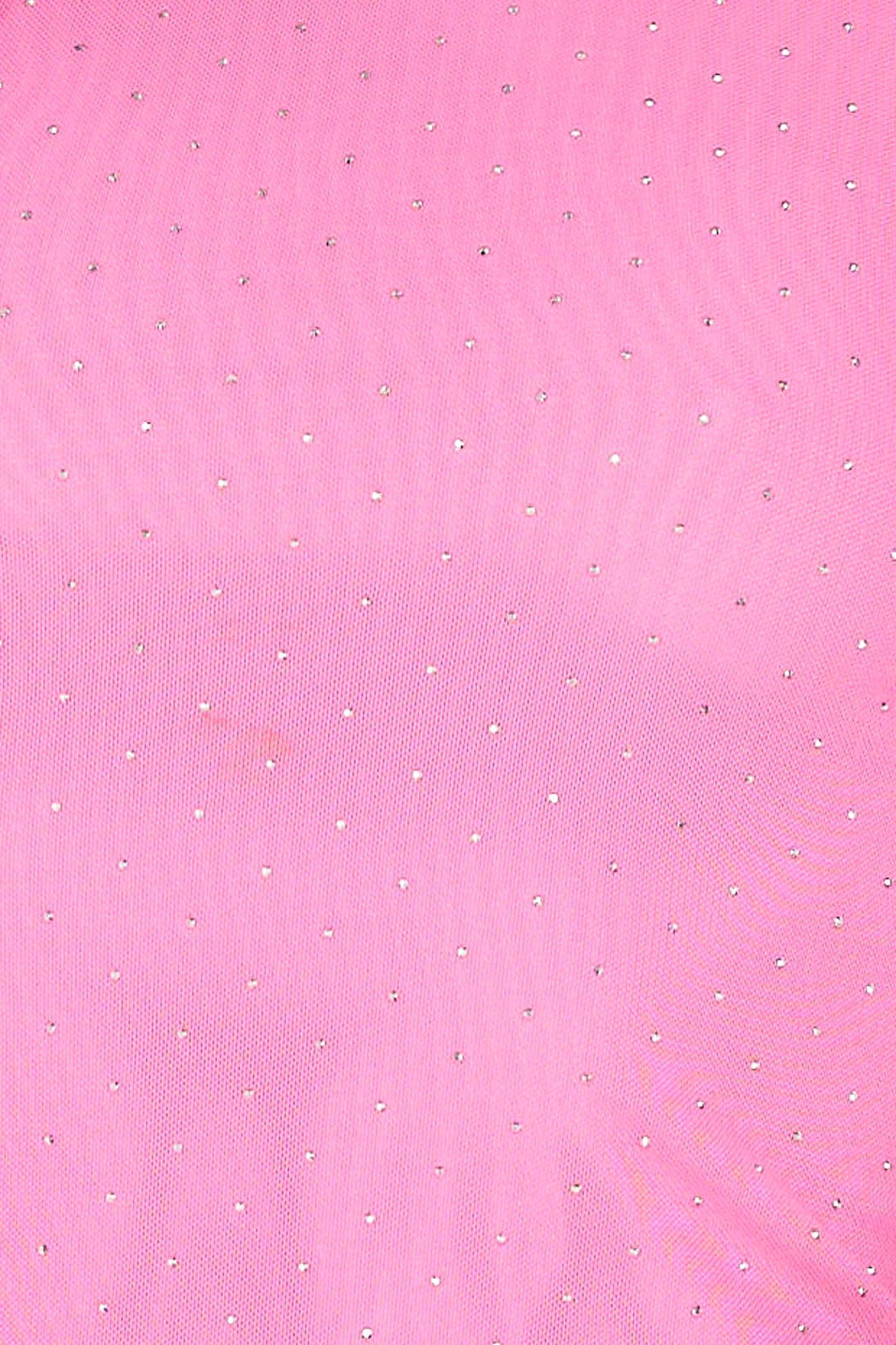 Party Sparkles Diamante Crop Top Pink
