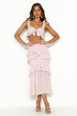 Dainty Moment Crop Top Pink