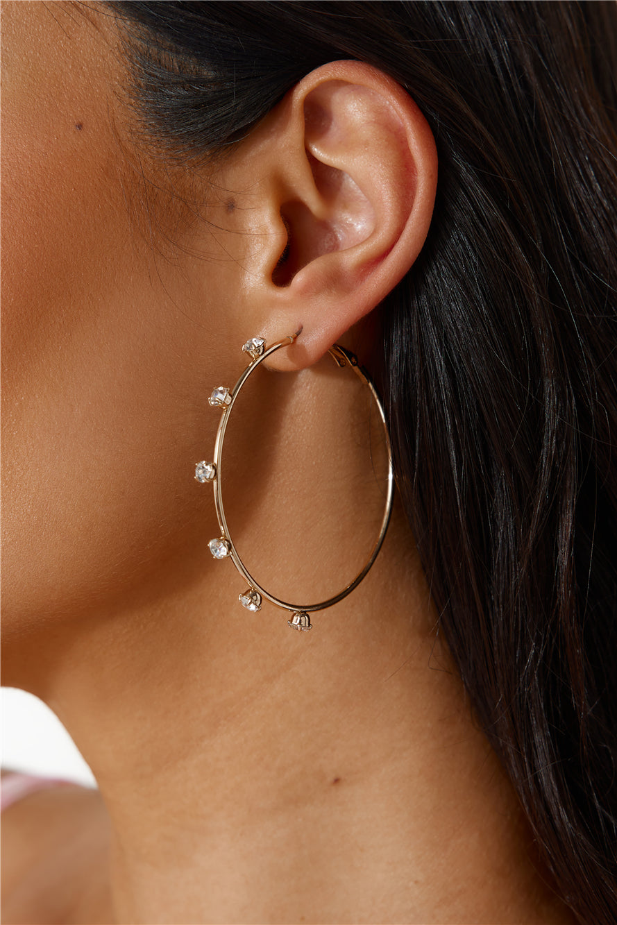 Bigger The Hoop Earrings Gold