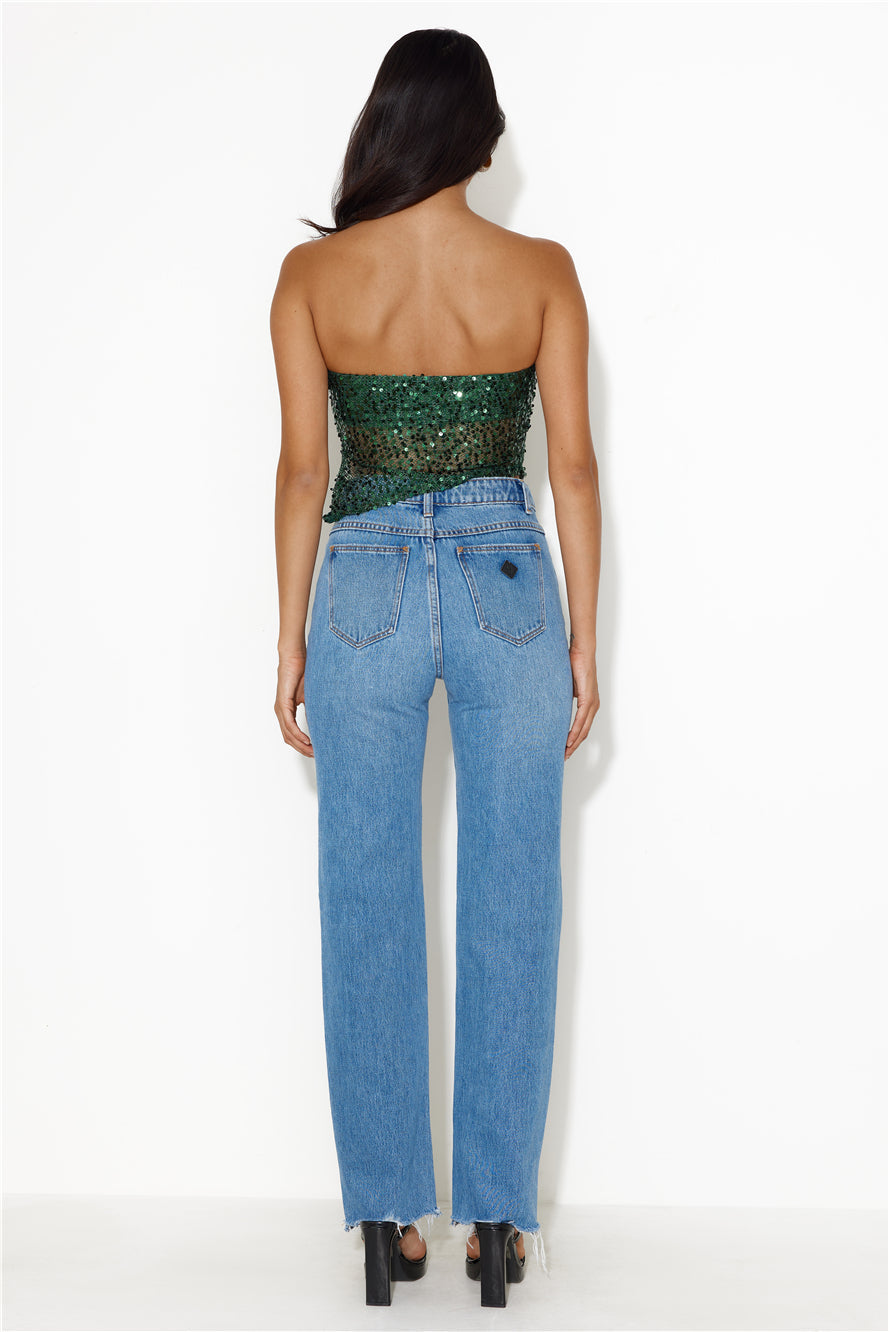 ABRAND 94 High Straight Karla Jeans Vintage Blue