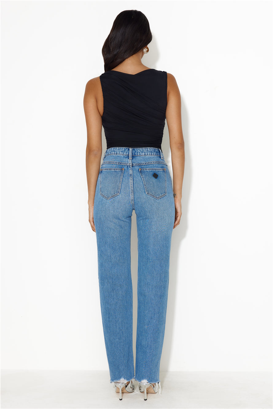 Endless Dates Mesh Crop Top Black