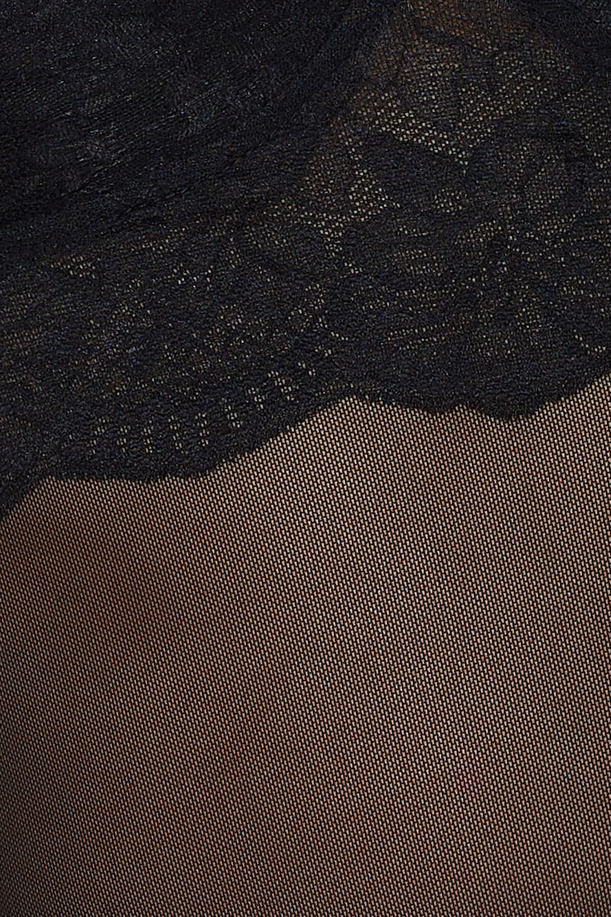 Bring The Heat Lace Bodysuit Black