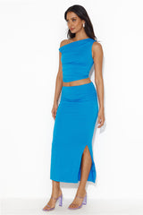 Ignite Love Maxi Skirt Blue