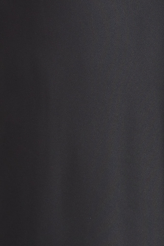 Not My Behaviour Satin Strapless Maxi Dress Black