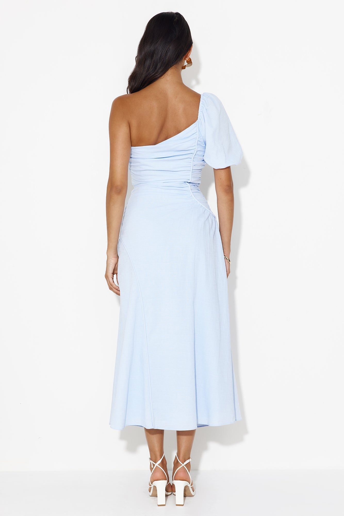 Blueberry Delight Midi Dress Blue