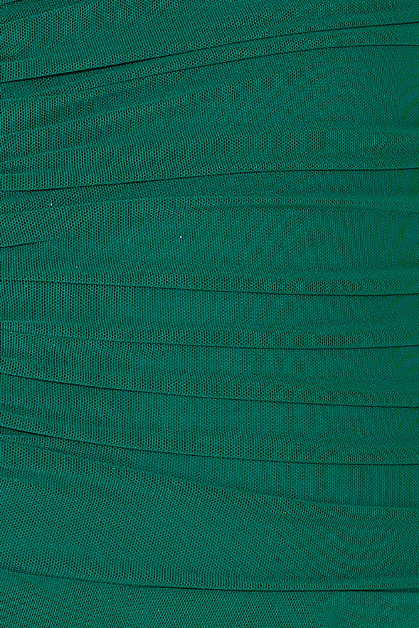 It's Your Turn Dance Mesh Mini Dress Green