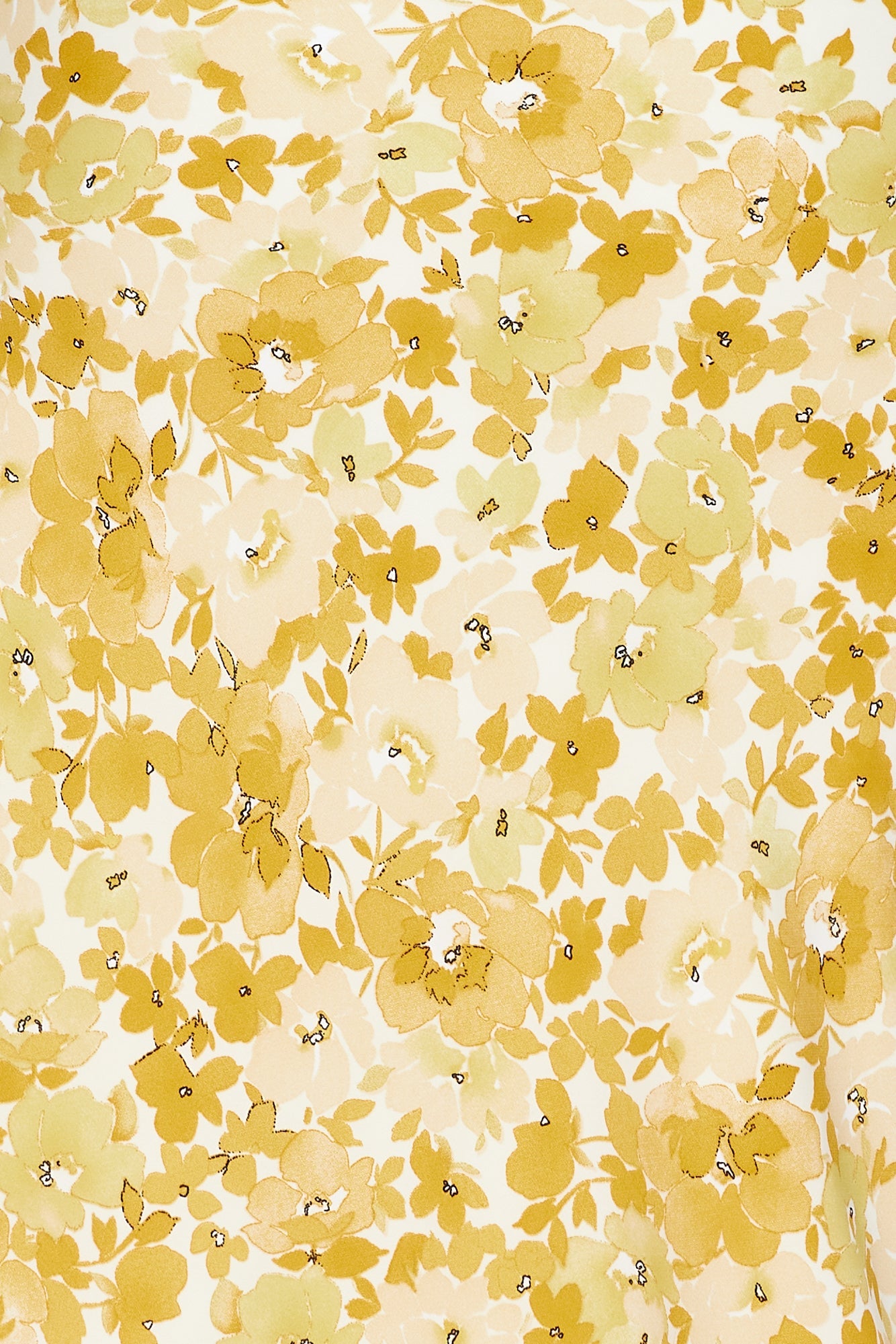 Garden Oasis Maxi Dress Yellow