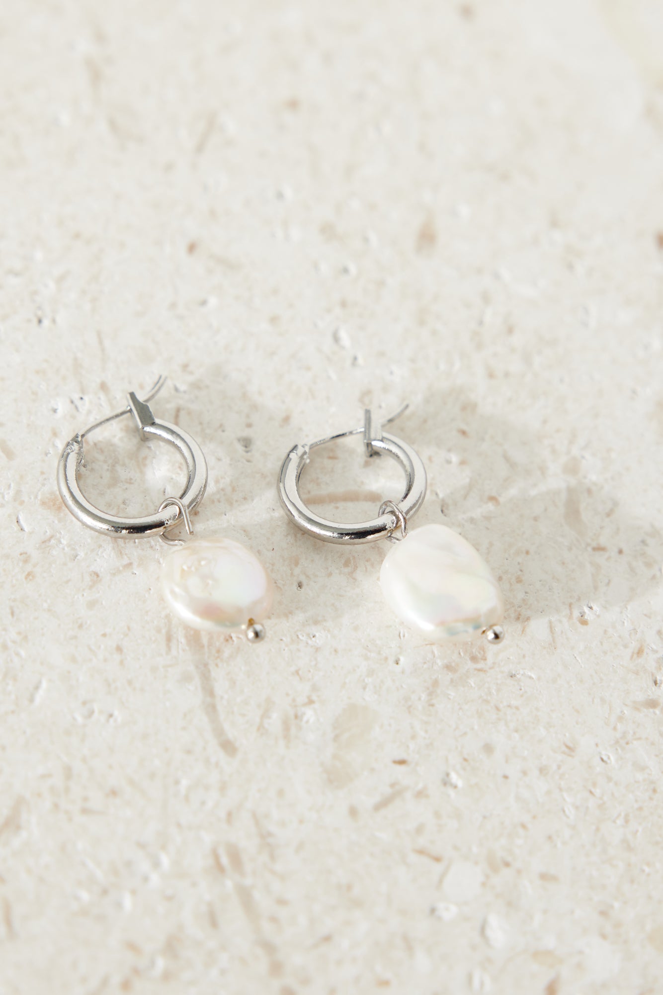 Beautiful Waterfalls Earrings Silver