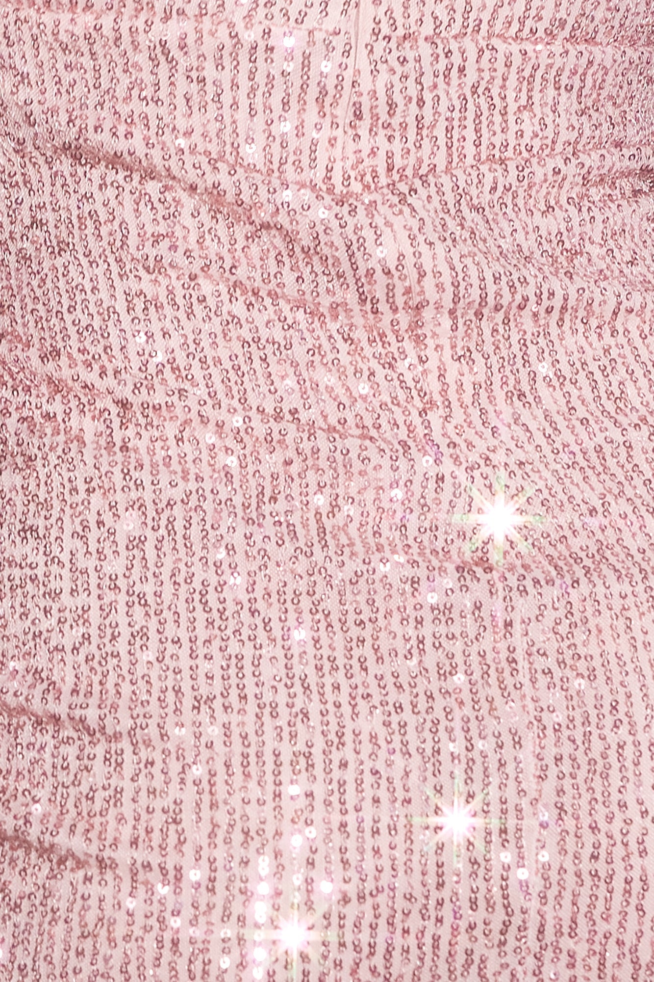 HELLO MOLLY Zoe Sequin Mini Dress Light Pink
