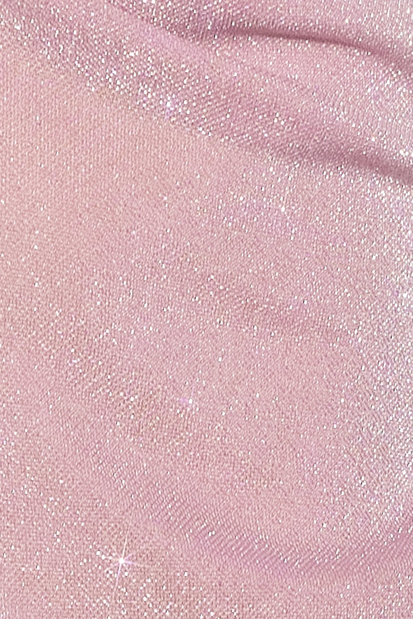 Flirt First Strapless Glitter Crop Top Pink