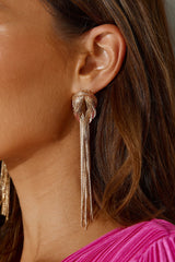 Knots Of Style Earrings Gold