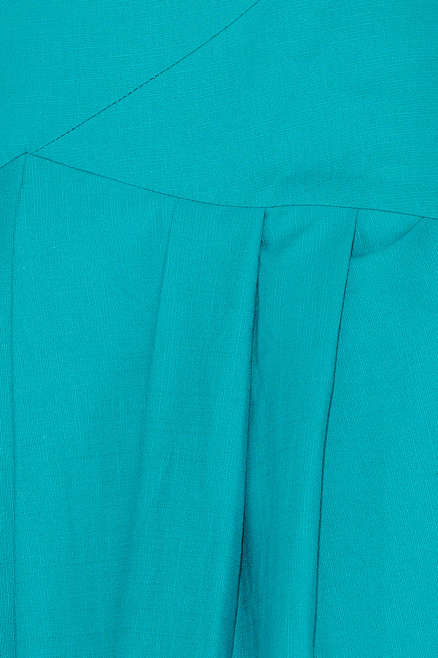 Newest Bloom Crop Top Teal
