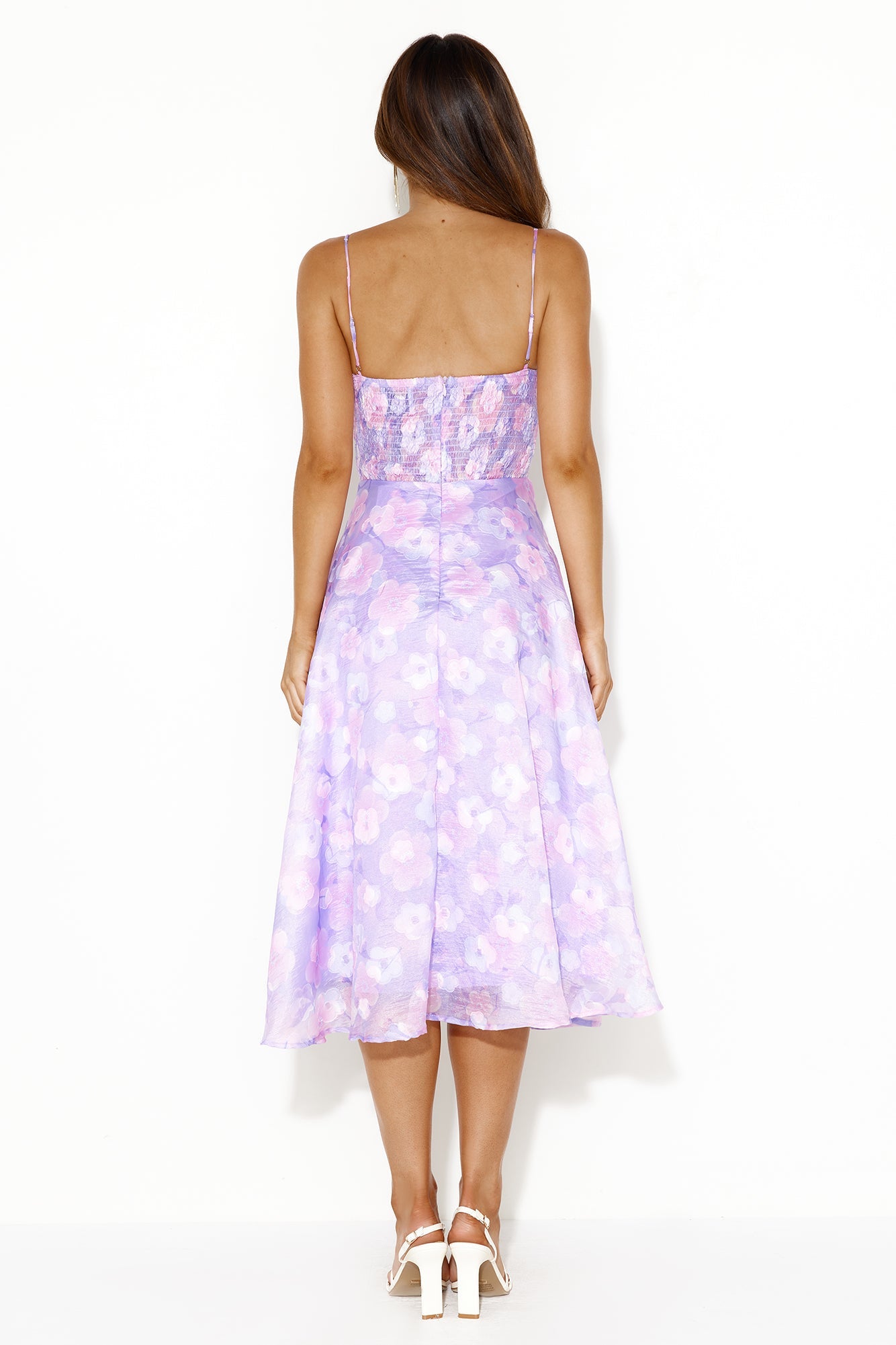 Land Of Wonder Midi Dress Purple