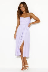 Channeling Moods Midi Dress Lilac