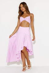 Newest Bloom Maxi Skirt Lilac