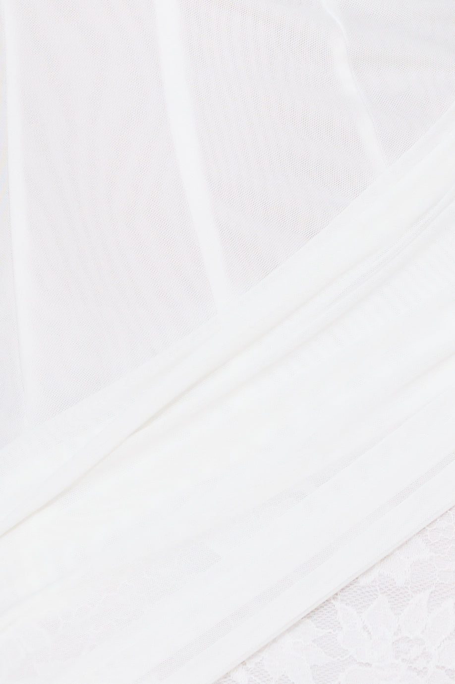 Love Across Time Mesh Strapless Mini Dress White