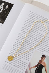 18k Gold Plated Sabrina Beaded Necklace Gold