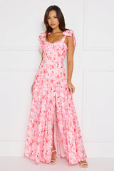 Flirty Dreams Maxi Dress Pink