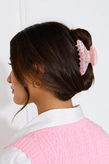 Clean Girl Hair Clip Pink