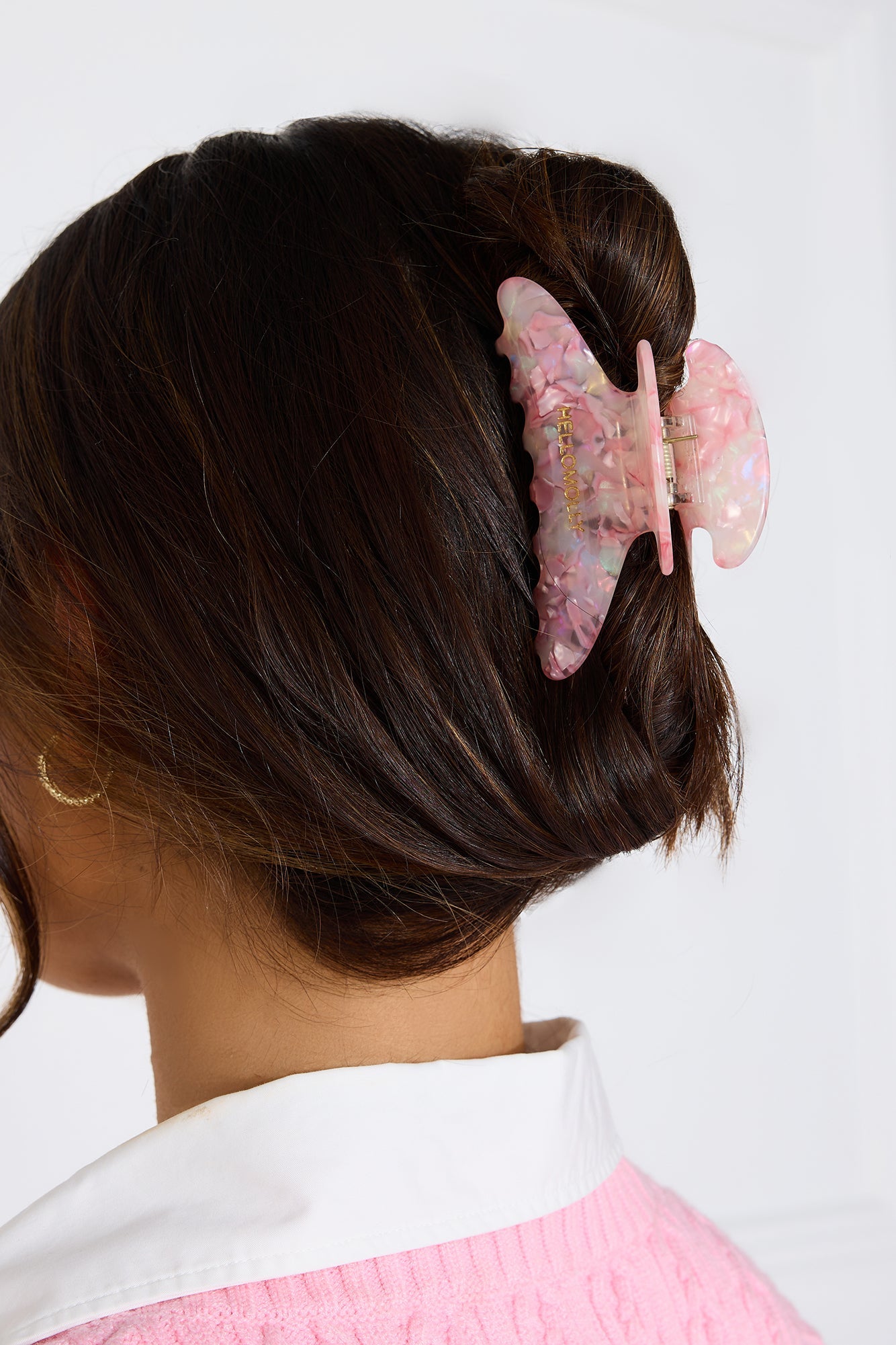 Clean Girl Hair Clip Pink