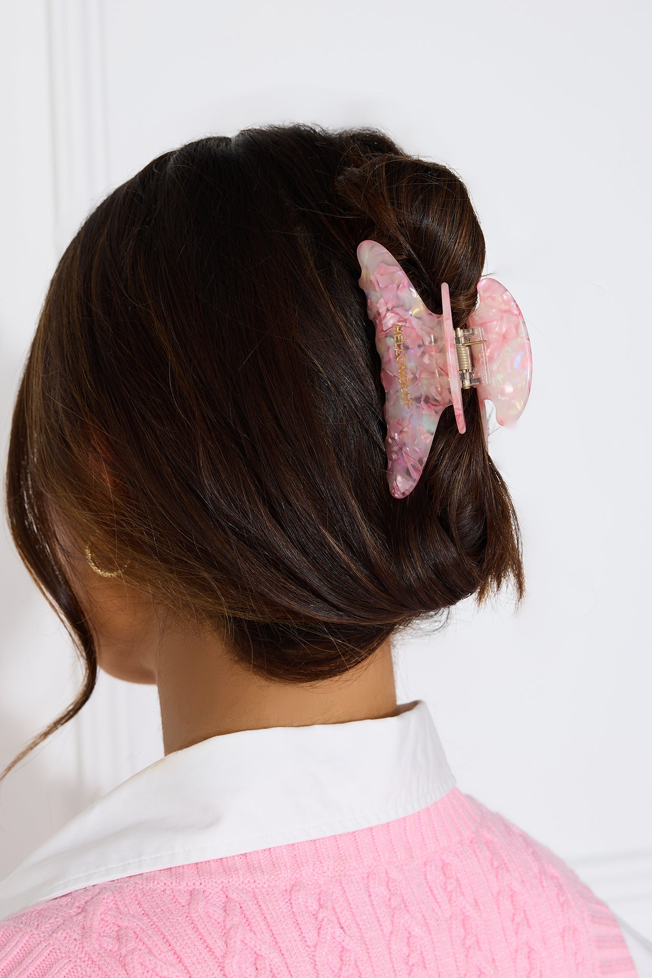Clean Girl Hair Clip Pink