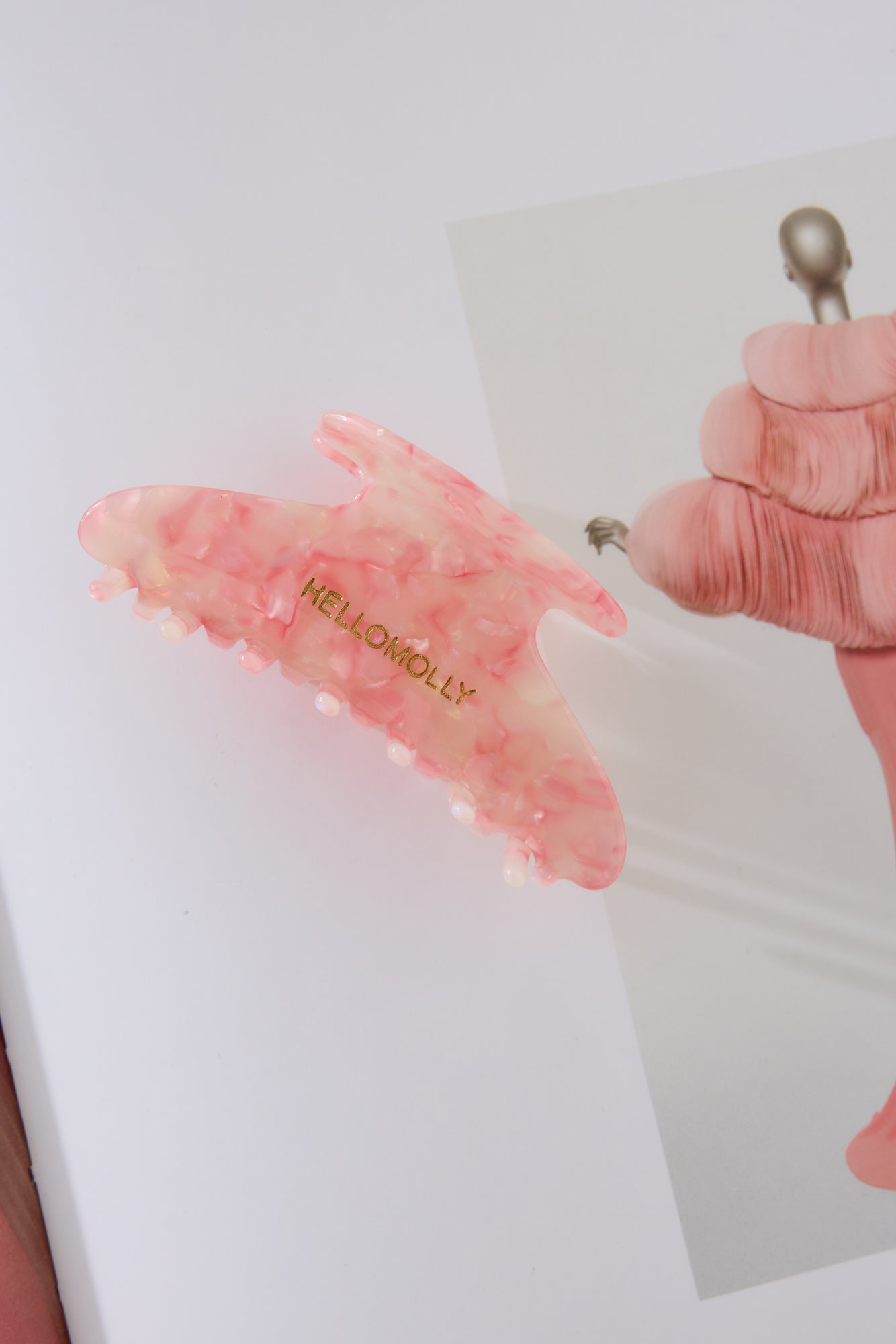 Clean Girl Hair Clip Pink