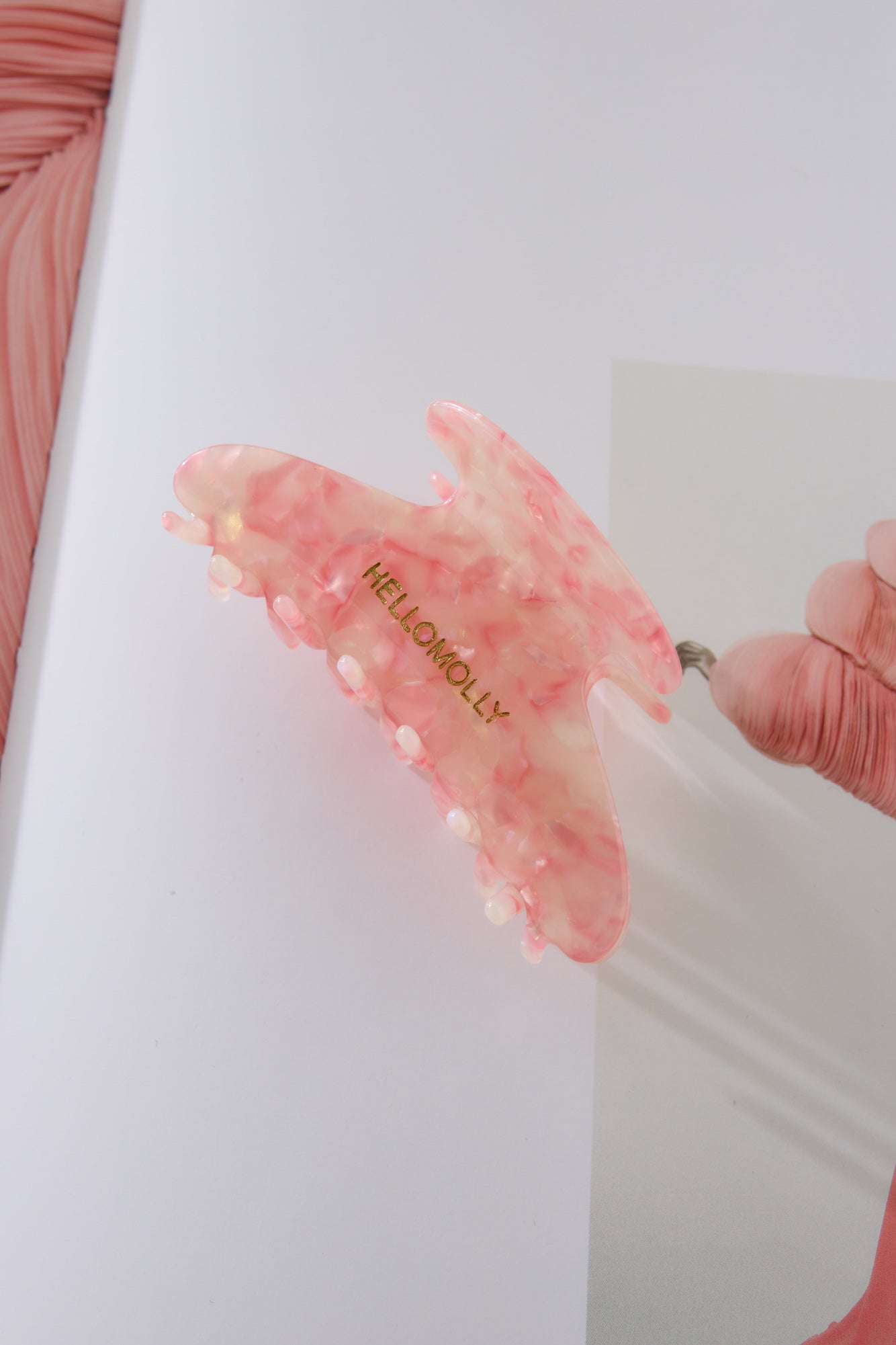 Clean Girl Hair Clip Pink