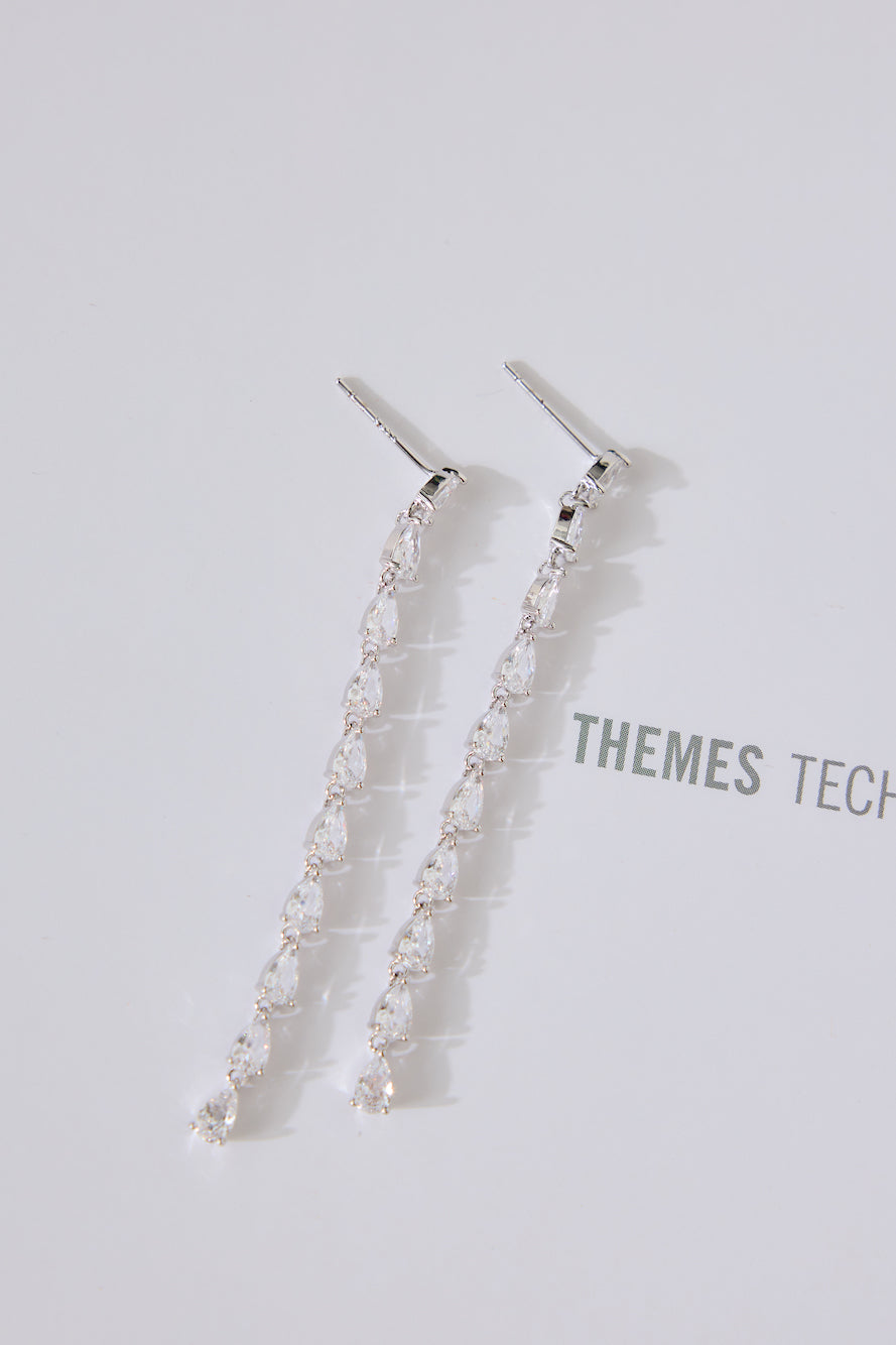 925 Silver Pixie Earrings Silver