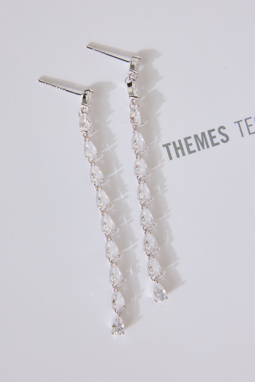 925 Silver Pixie Earrings Silver