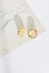 18k Gold Plated Petunia Earrings Gold