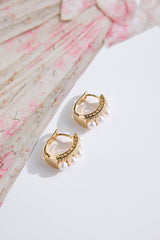 18k Gold Plated Becca Earrings Gold