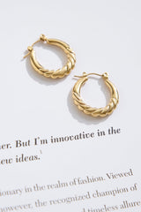 18k Gold Plated Pinky Promise Earrings Gold