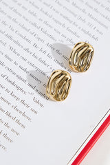 18k Gold Plated Cherub Earrings Gold
